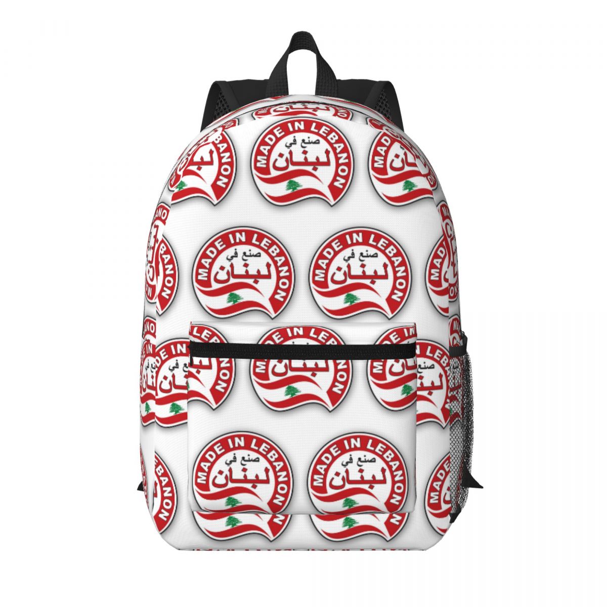 Women Bags Lebanon - Zaino con bandiera del Libano in