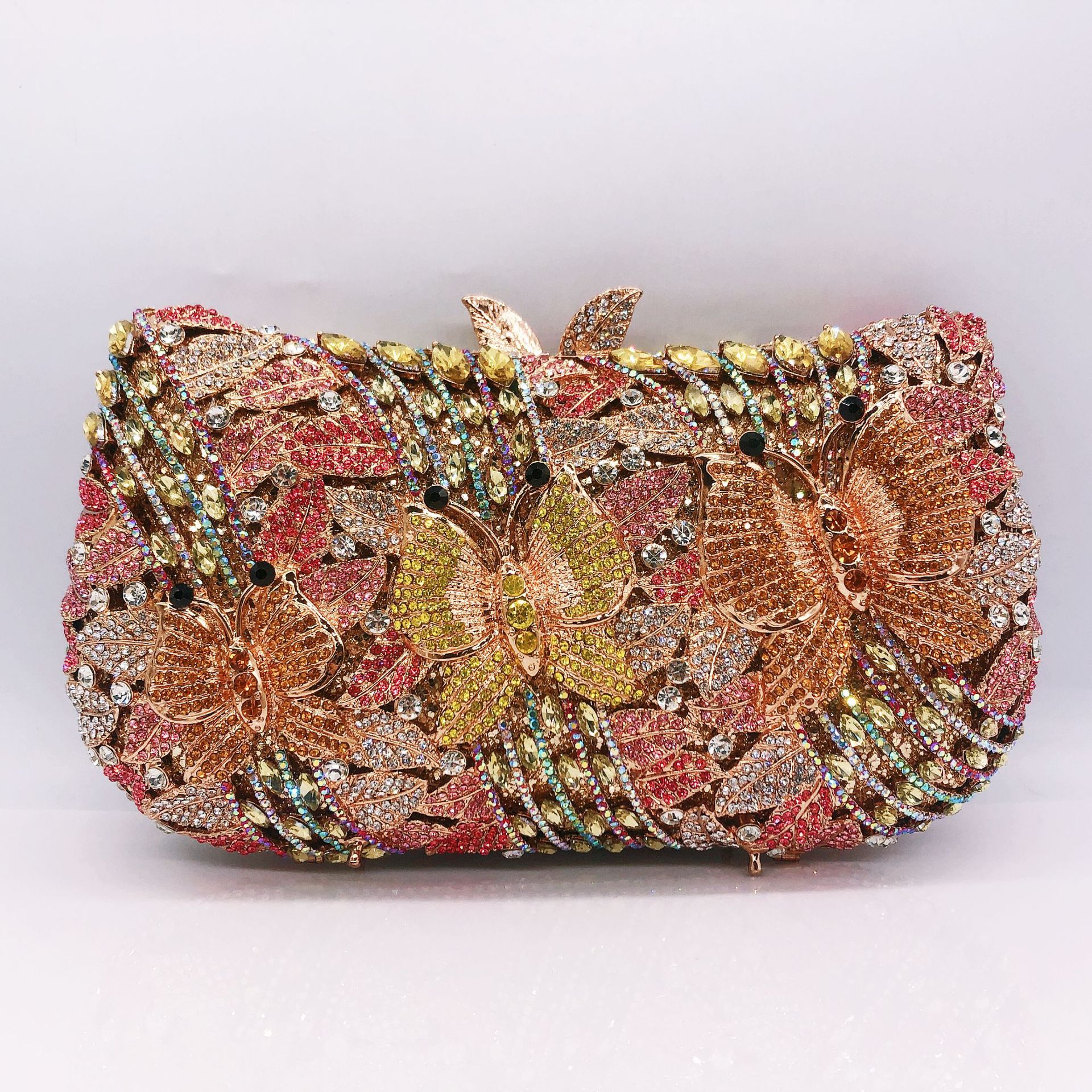 Women Bags Gold - Borsa da sera da donna scavata