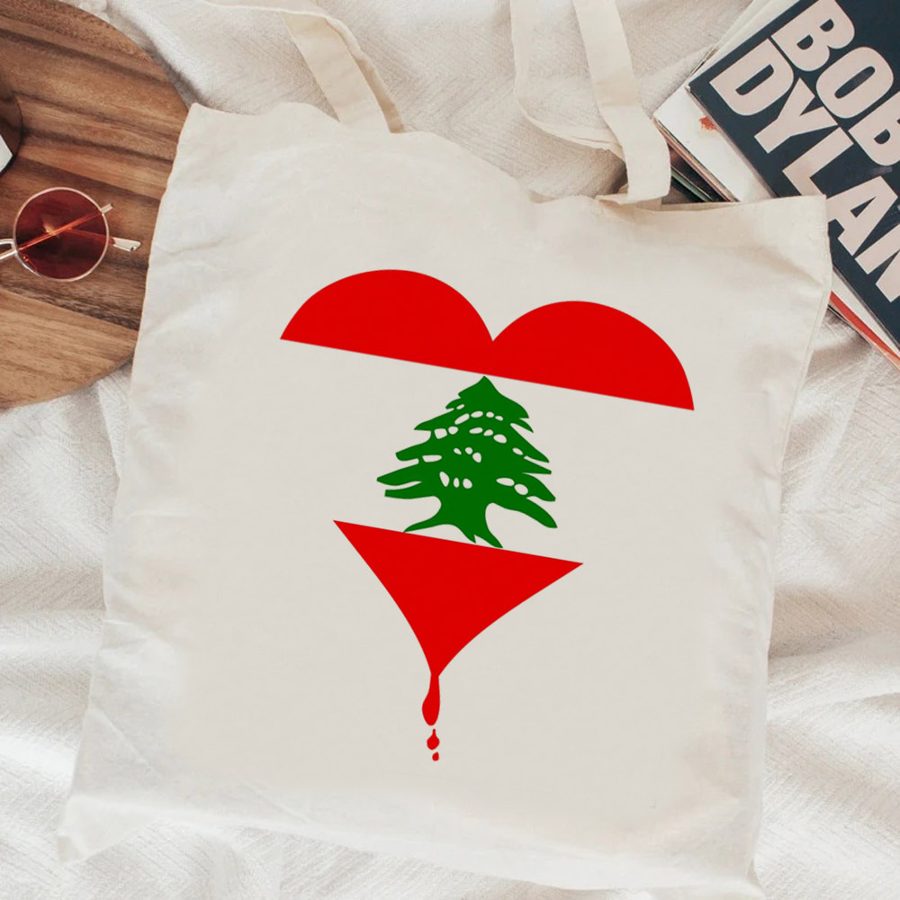 Women Bags Lebanon - Borsa tote riutilizzabile del Libano, borsa