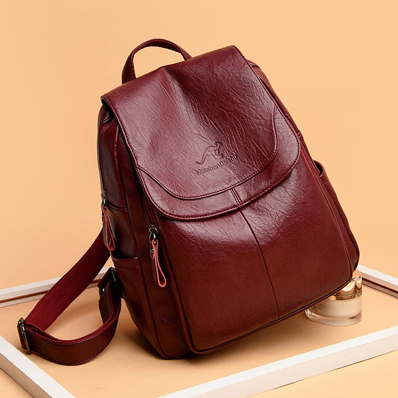 Women Bags In Sale - Zaini in morbida pelle da donna