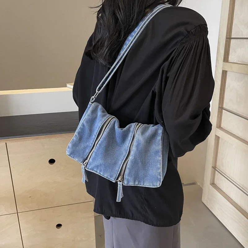 Women'S Bags New Look - Borsa a tracolla versatile in denim