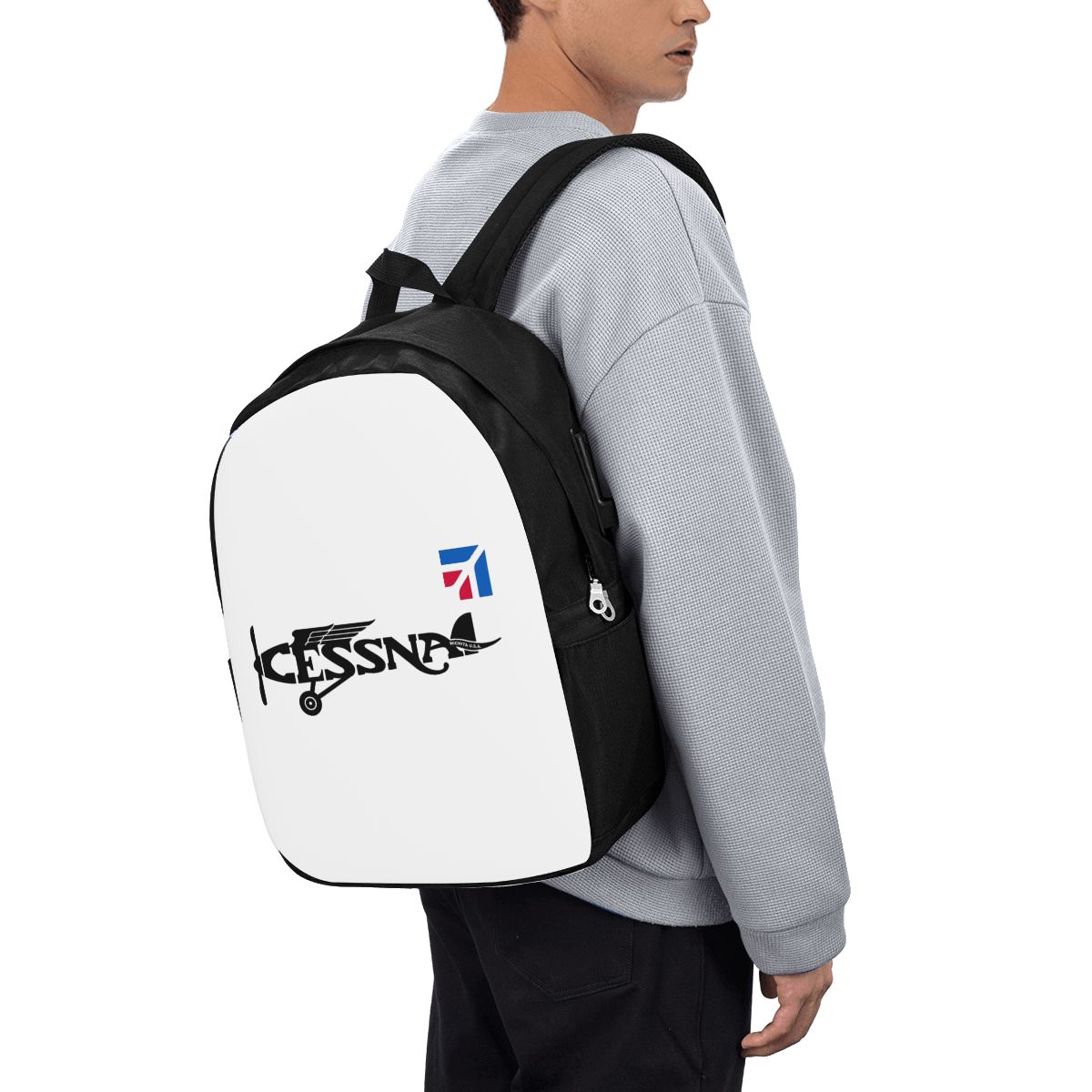 Women'S Bags Travel - Zaino con logo Cessna, borsa da