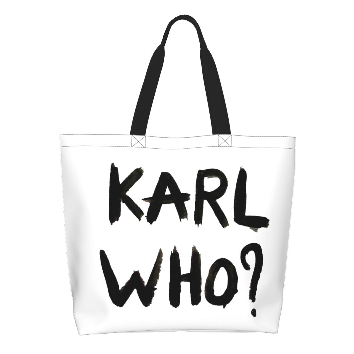 Women'S Karl Bags - Custom Karl Who Shopping Tote Bag