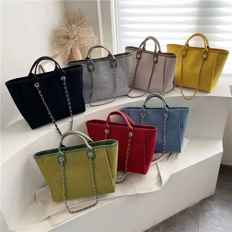 Women Bags Trend 2025 - Borsa tote a catena con tracolla