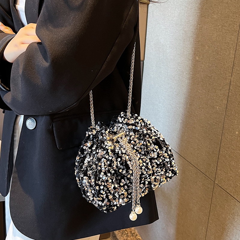 Women'S Bags New Look - Borsa a secchiello coreana da donna,