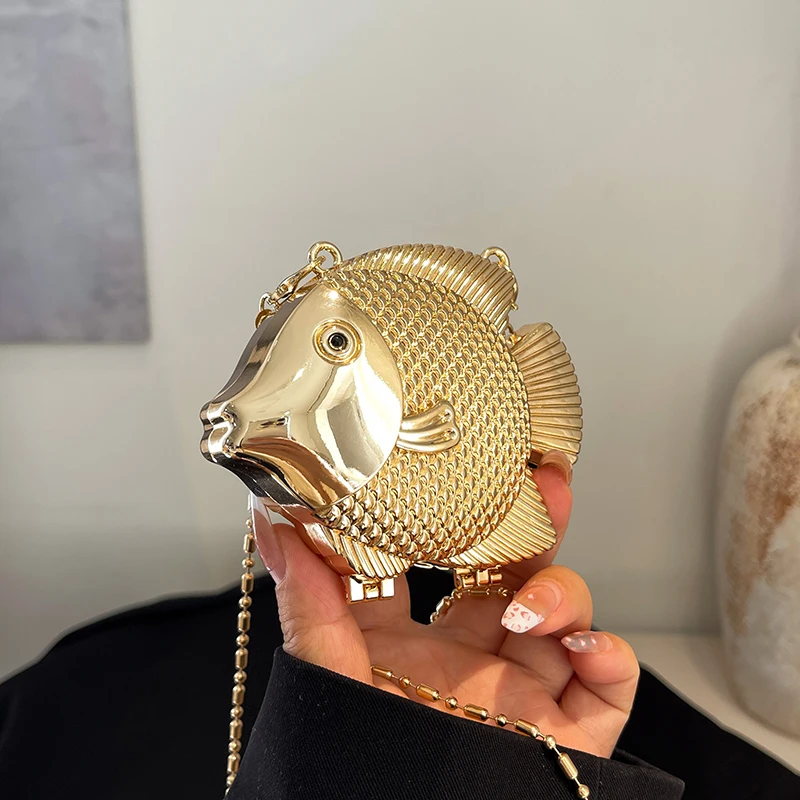 Women Bags Gold - Mini borsa a tracolla a tracolla