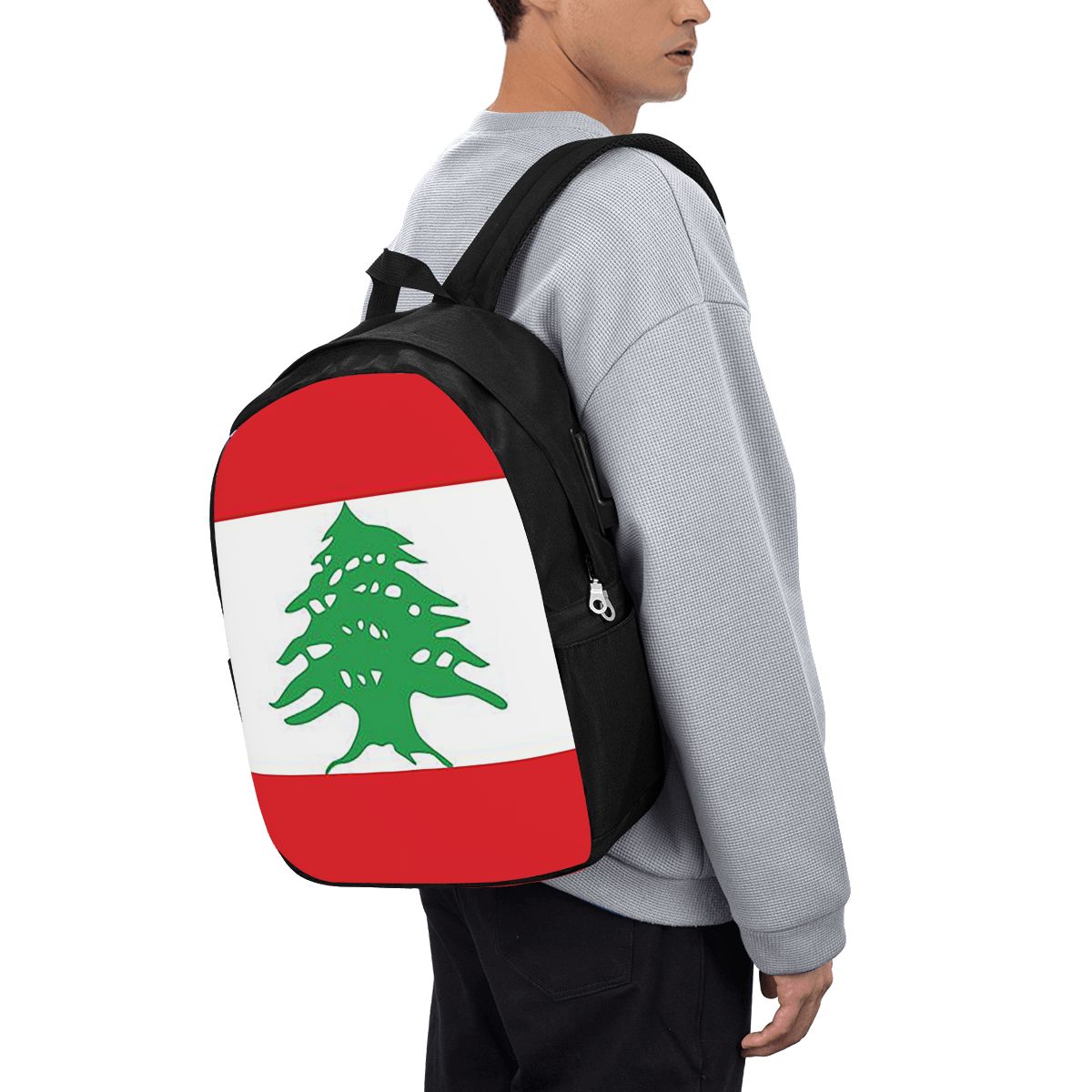 Women Bags Lebanon - Zaino con bandiera del Libano, borsa