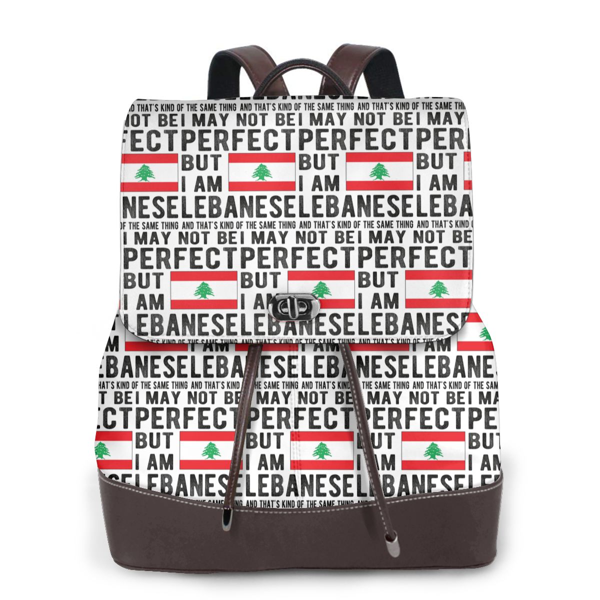 Women Bags Lebanon - Zaino con bandiera libanese, patrimonio e