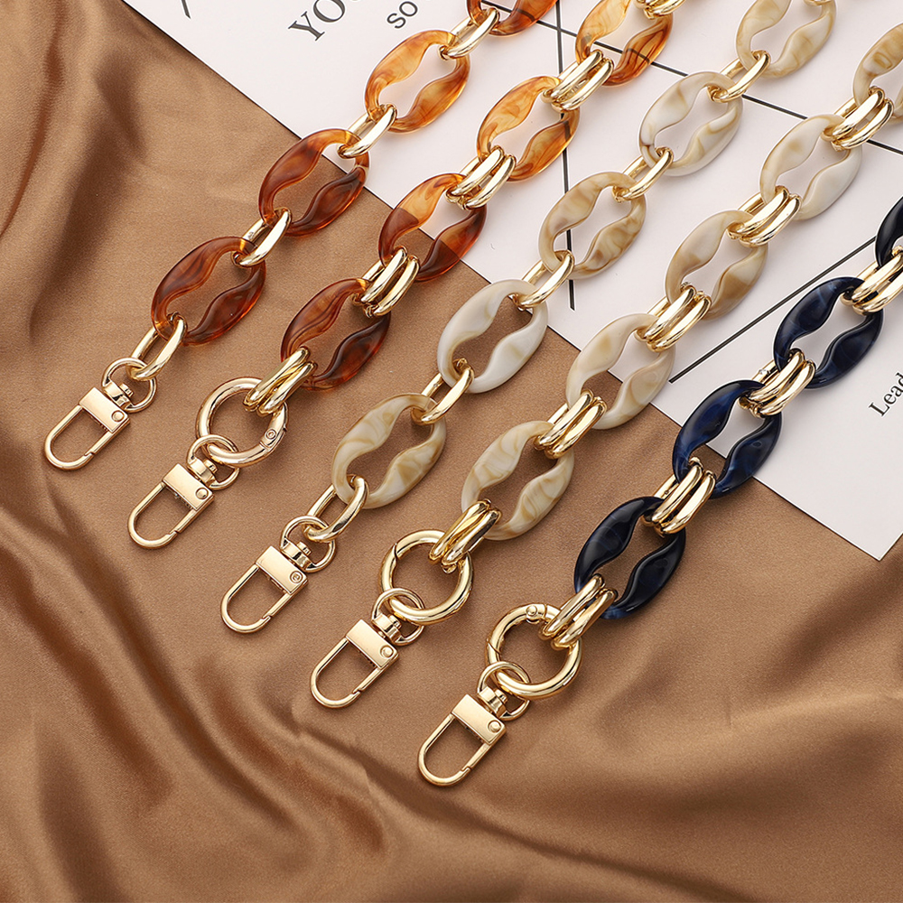 Tracolla a catena spessa in ac - Tortoiseshell Bag Acrylic recensione e prezzo
