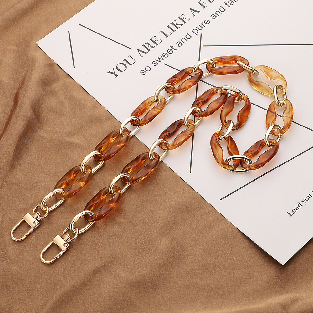 Tracolla a catena spessa in ac - Tortoiseshell Bag Acrylic recensione e prezzo