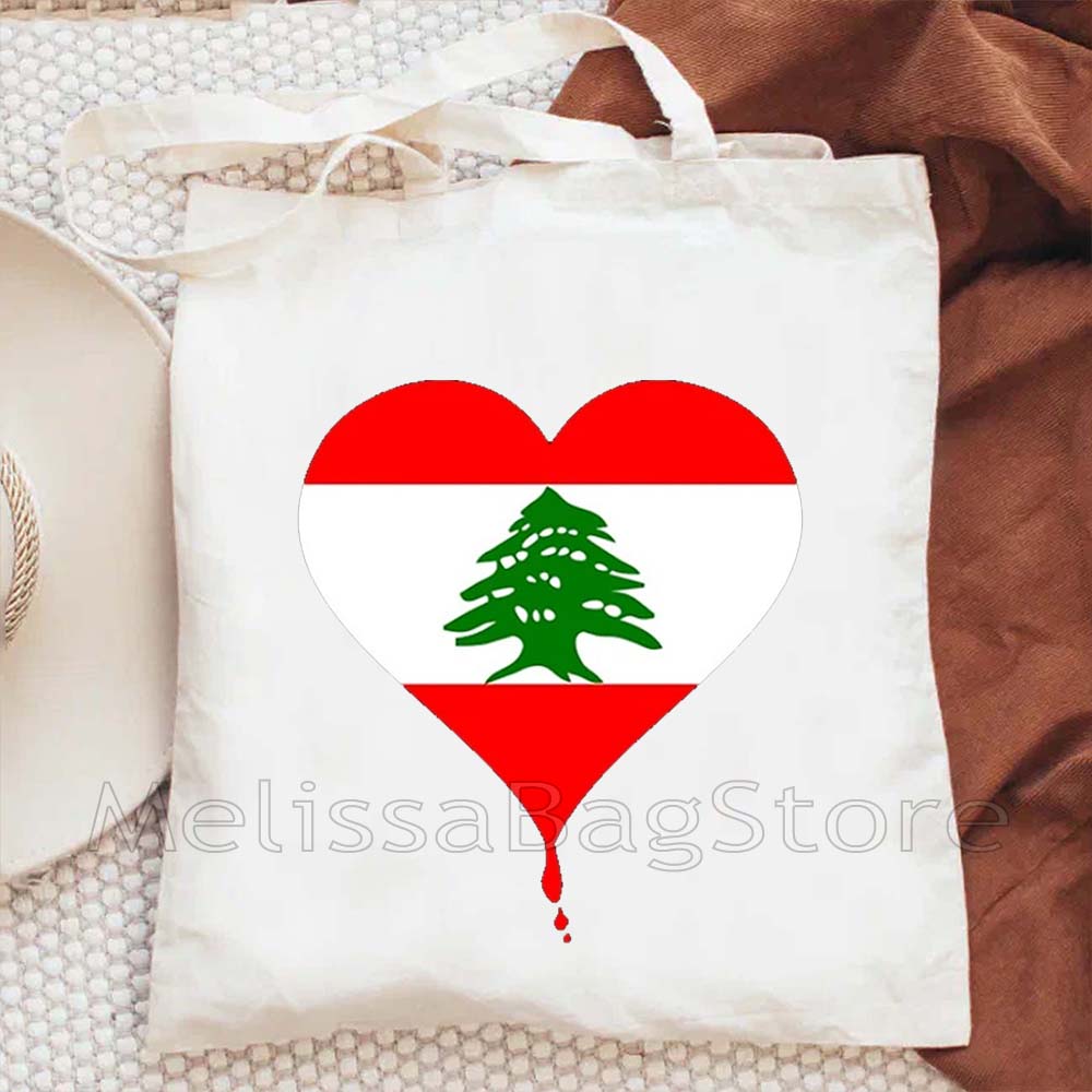 Love Beirut Bandiera libanese  - Women Bags Lebanon recensione e prezzo