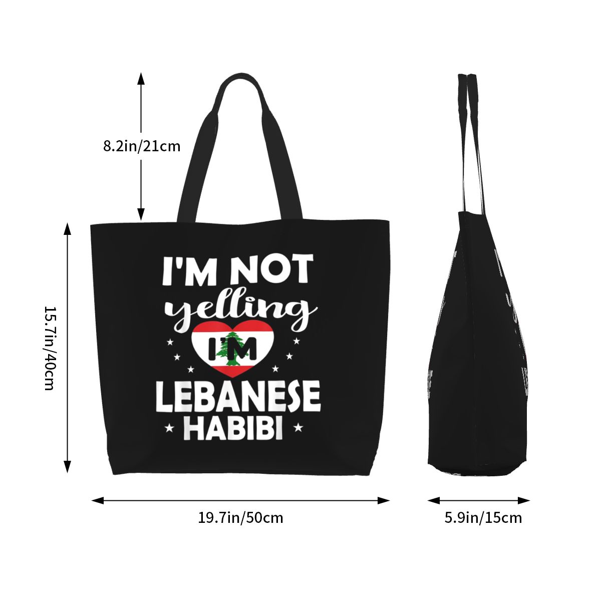Borsa shopper in tela con band - Women Bags Lebanon recensione e prezzo