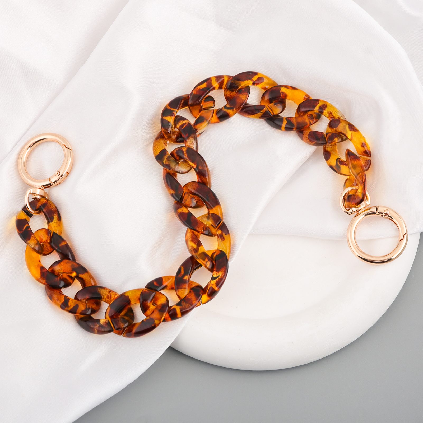 Catena per Borsa in Acrilico P - Tortoiseshell Bag Acrylic recensione e prezzo