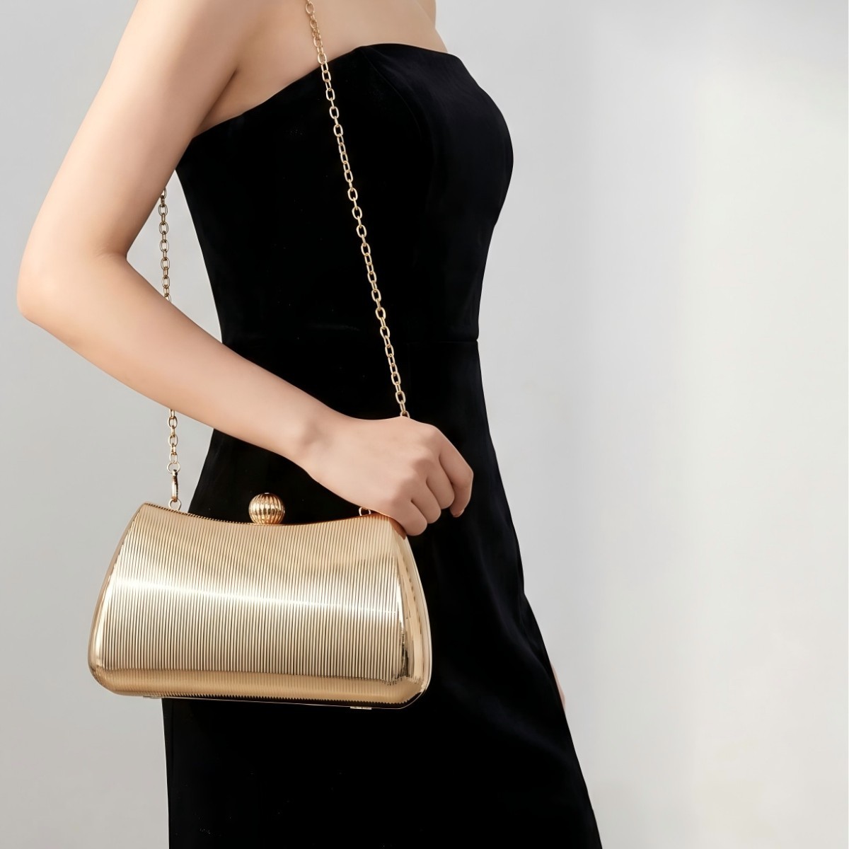Borsa da sera elegante da donn - Women Bags Gold recensione e prezzo