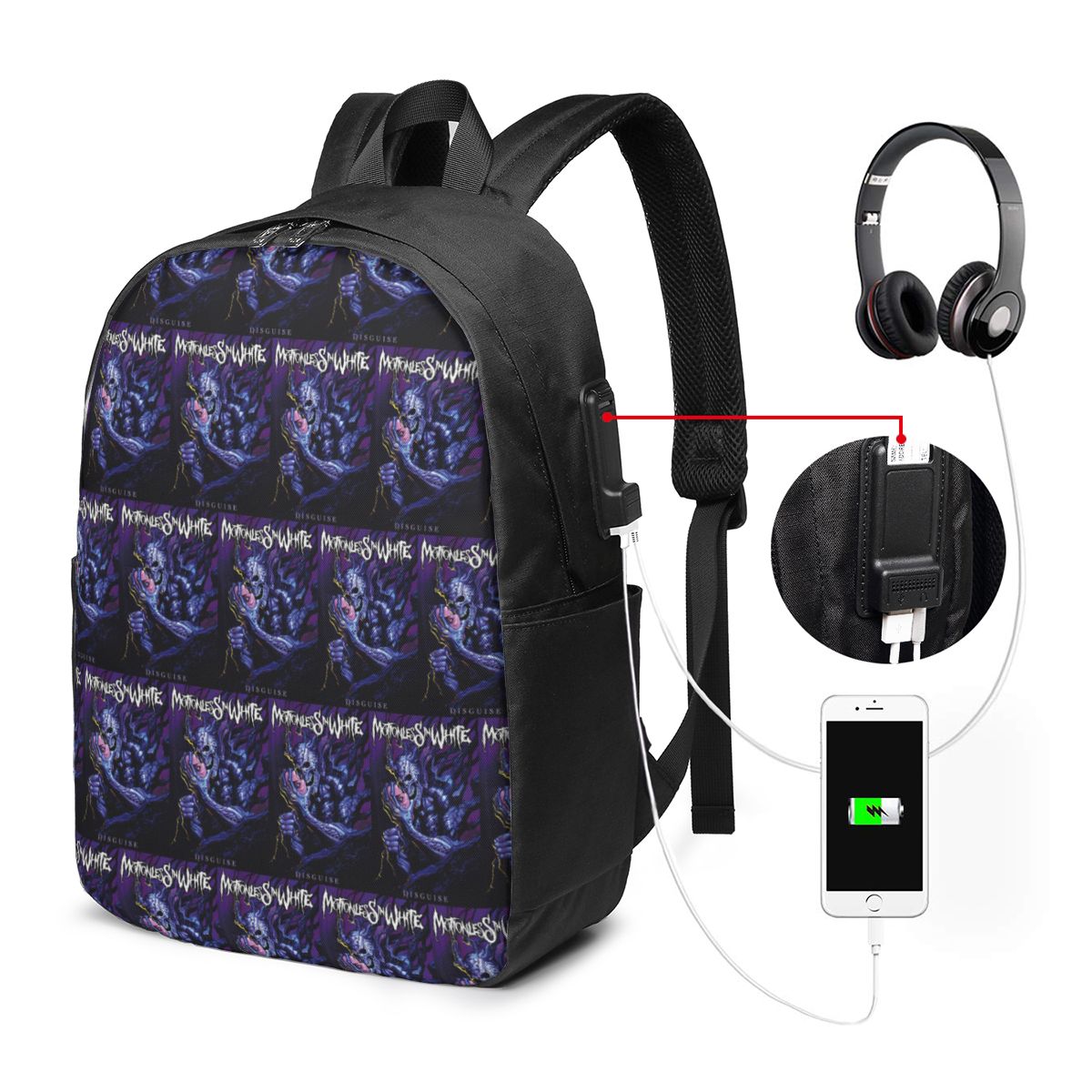 Zaino Motionless In White, bor - Women'S Bags Travel recensione e prezzo