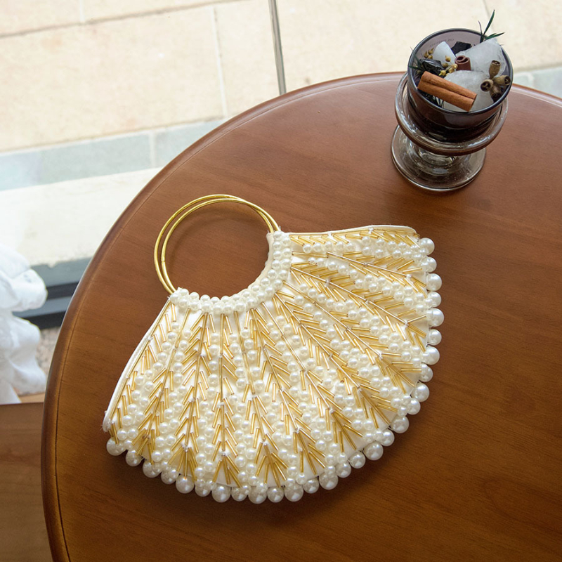Borsa Vintage Francese con Per - Women Bags Golden recensione e prezzo