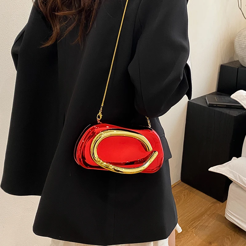 Pochette con scatola di chiusu - Women Bags Gold recensione e prezzo