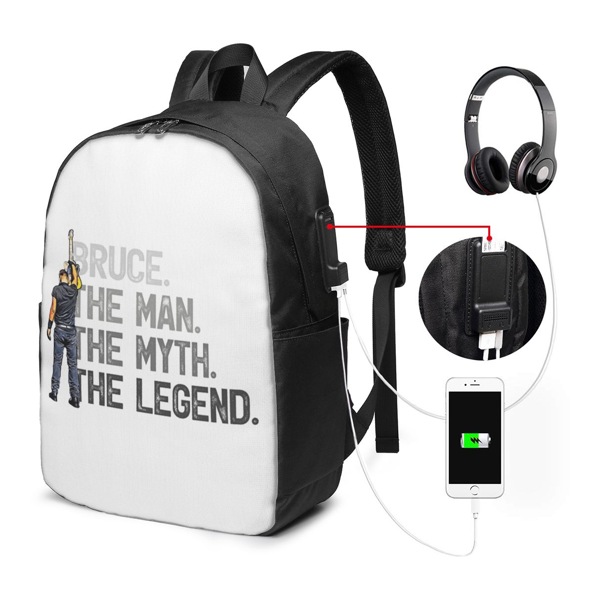 Zaino Bruce Springsteen, borsa - Women'S Bags Travel recensione e prezzo