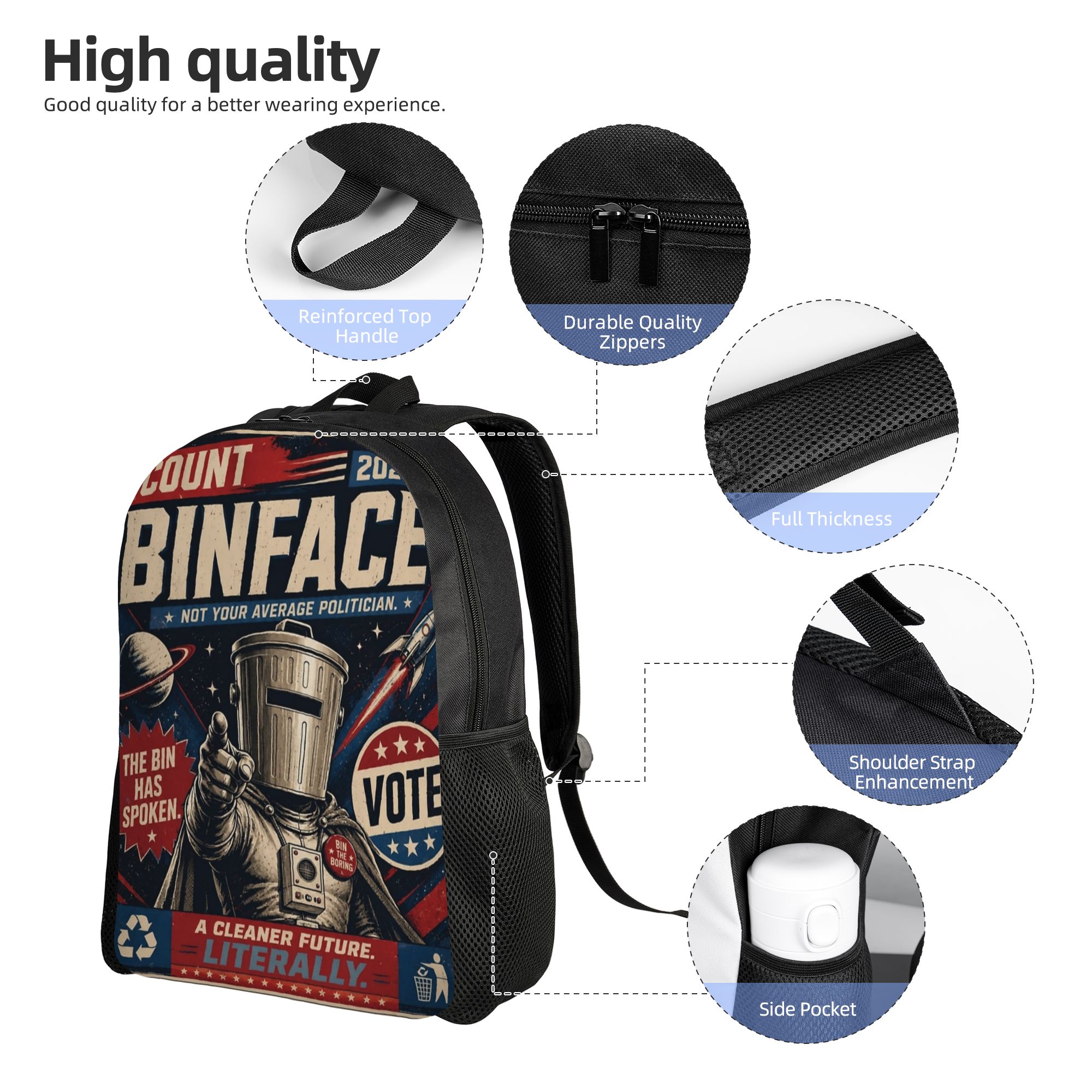Zaino Count Binface Vote Binfa - Women Bags In Uk recensione e prezzo