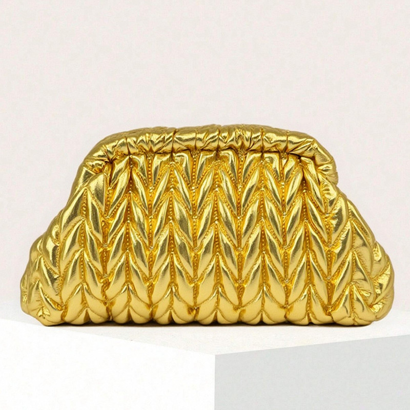 Borsa Clutch da Sera da Donna  - Women Bags Gold recensione e prezzo