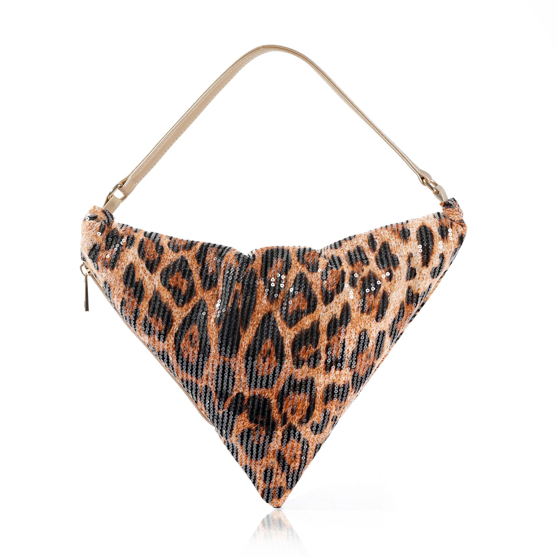 Borsa a mezzaluna con stampa l - Women Bags 2026 Trends recensione e prezzo