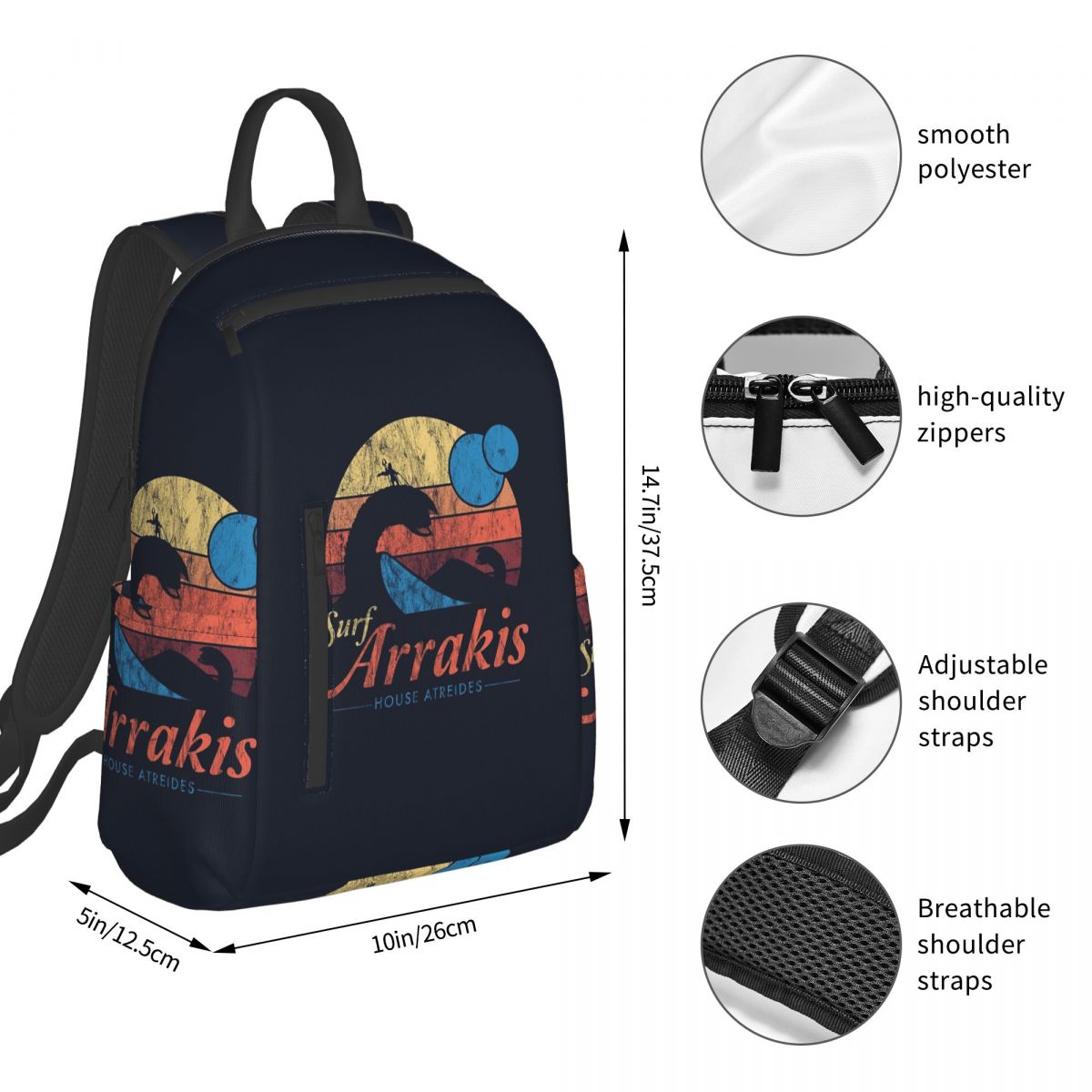 Zaino Visit Arrakis Distressed - Women Bags Dune recensione e prezzo