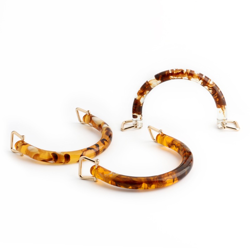 1/2/4 Pezzi Manico per Borsa i - Tortoiseshell Bag Acrylic recensione e prezzo