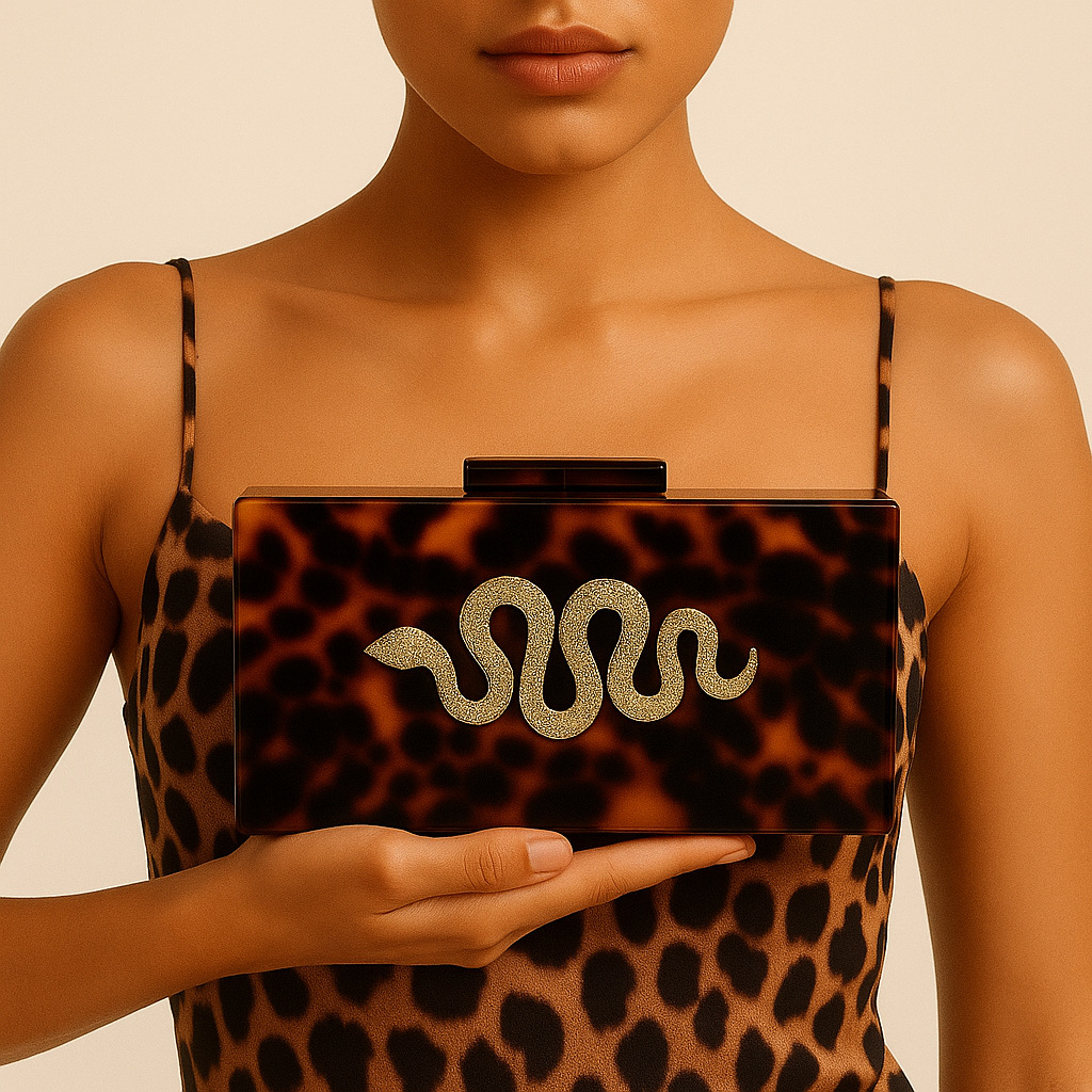 Borsa da banchetto da donna Bo - Tortoiseshell Bag Acrylic recensione e prezzo