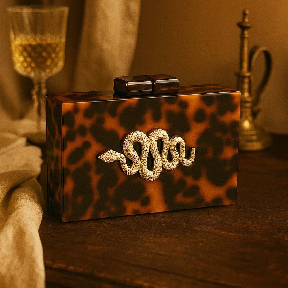 Borsa da banchetto da donna Bo - Tortoiseshell Bag Acrylic recensione e prezzo