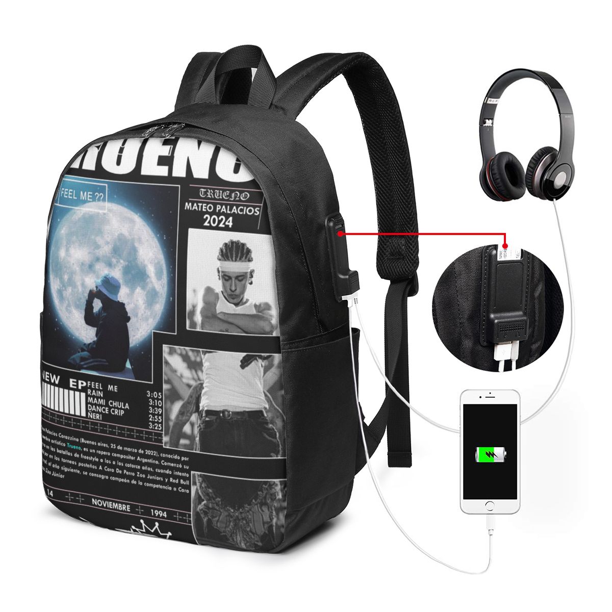 Divertente Zaino Hip Hop Truen - Women'S Bags Travel recensione e prezzo