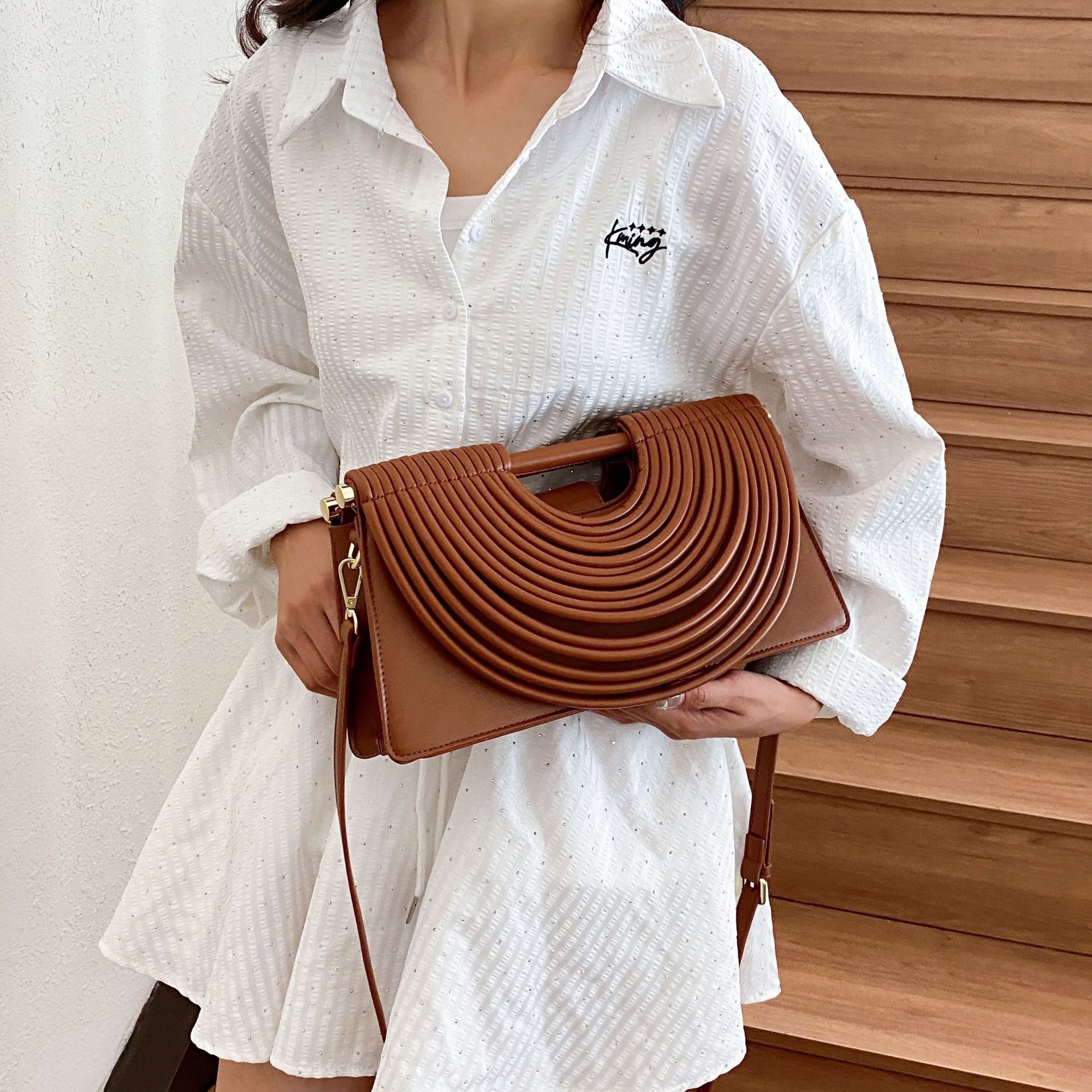 Borsa da sera di lusso per don - Women Bags Golden recensione e prezzo
