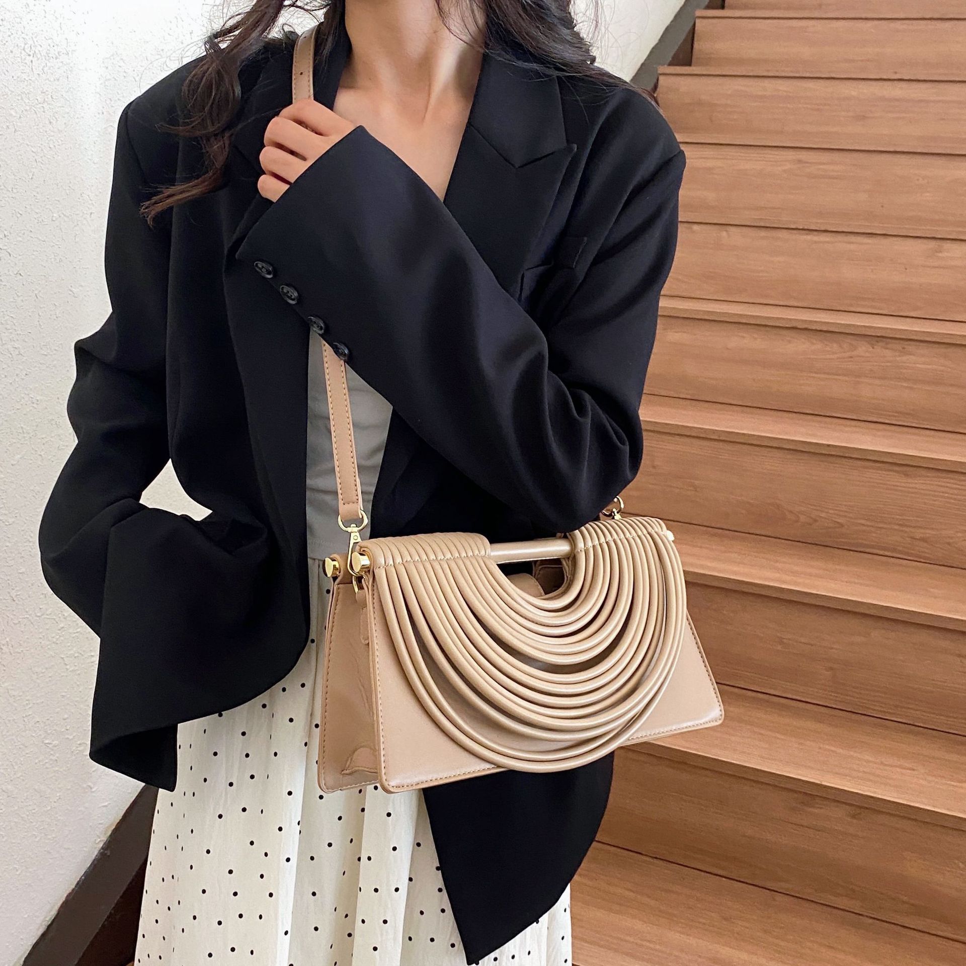 Borsa da sera di lusso per don - Women Bags Golden recensione e prezzo