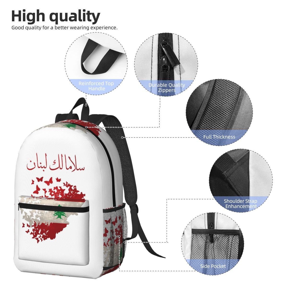 May Peace Come To Lebanon Zain - Women Bags Lebanon recensione e prezzo