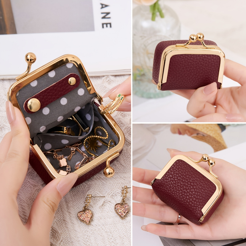 Mini portamonete in pelle – co - Women Bags Gold recensione e prezzo