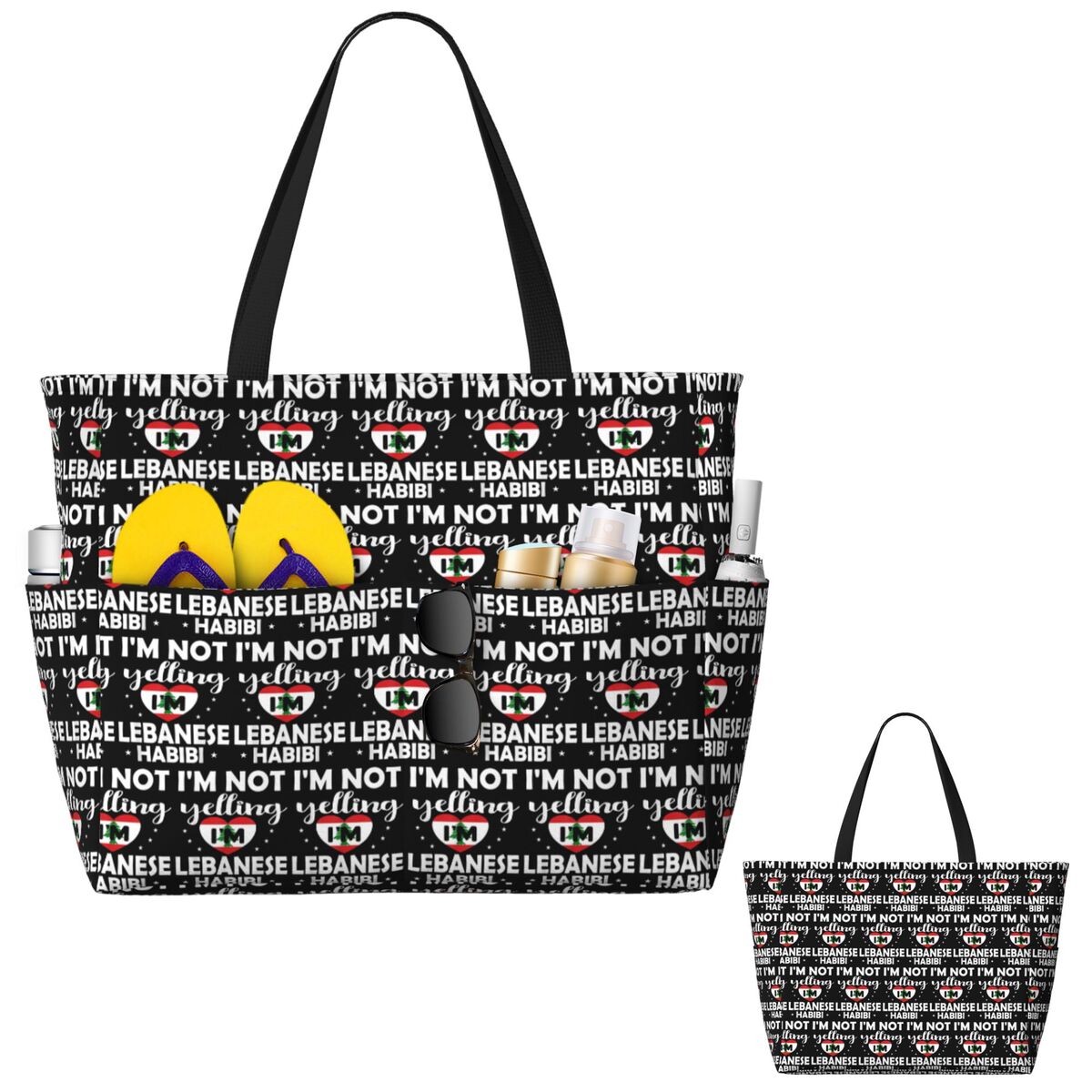 Borsa tote da spiaggia con ban - Women Bags Lebanon recensione e prezzo
