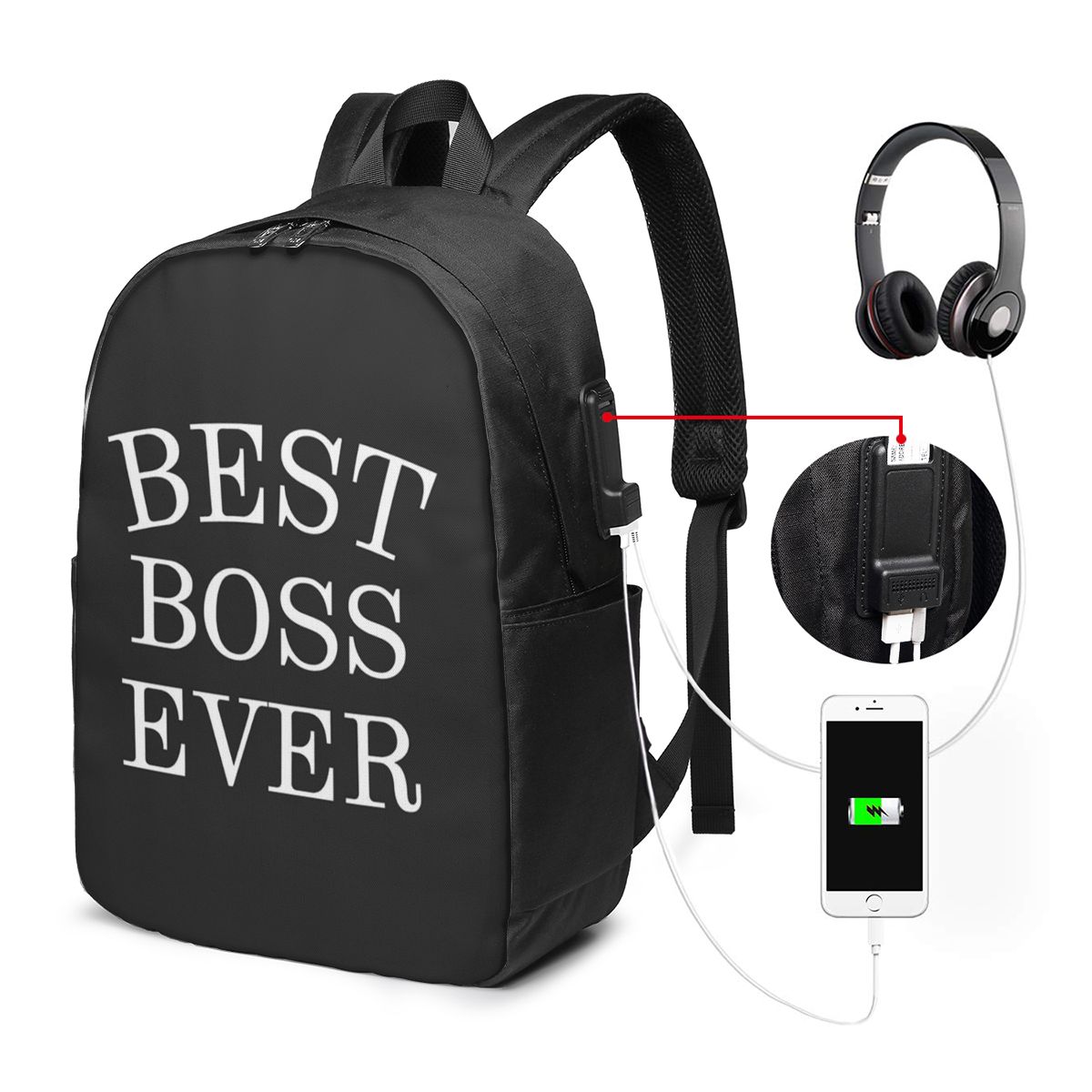 Zaino Lady Best Boss Ever, bor - Women'S Bags Travel recensione e prezzo