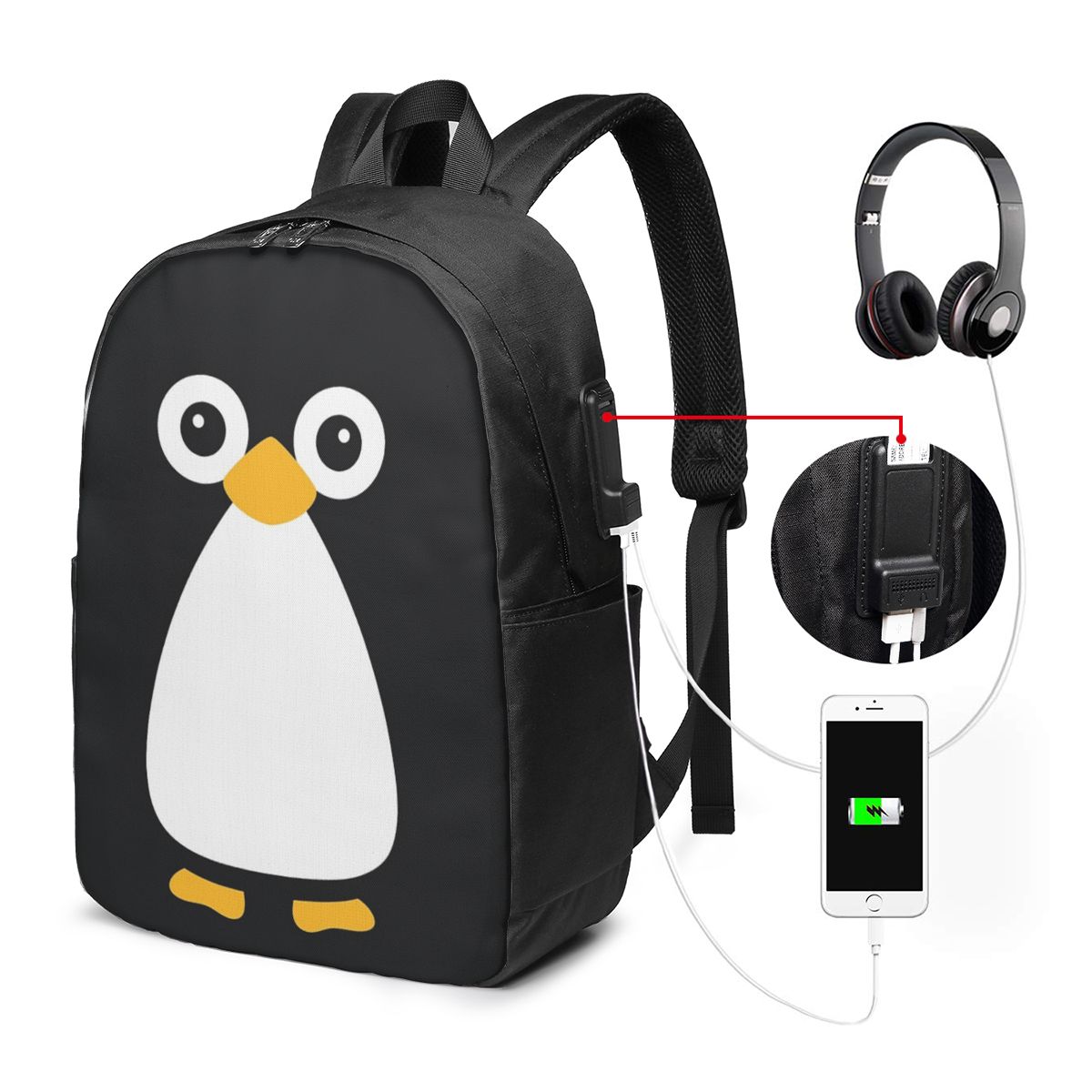 Simpatico zaino con pinguino v - Women'S Bags Travel recensione e prezzo